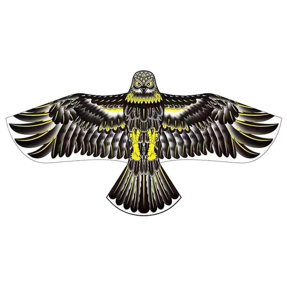 Eagle Kite, Polyester Fabric, Resin Rod with 20m Line, Outdoor Flying Toy