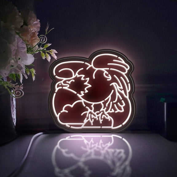 Eagle Led Light Box, Dimmable Neon-Like Light Signs USB Power for Wall Decor Bedroom Decoration, Static Light (WxH) 11"x11"