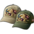 thumbnail image 1 of Eagle and Liberty United States 250th Anniversary Hat, 2026 Embroidered Adjustable Baseball Cap, America 250th Anniversary Patriotic Gift for Veterans, Navy, Army, USMC, 1 of 9