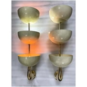 Eagle Light Brown Vintage Rare Sconces Mid-Century Wall Lights, 1 Count