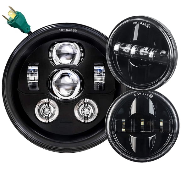 Eagle Lights 5 3/4" LED Projector Headlight with Integrated Turn Signals