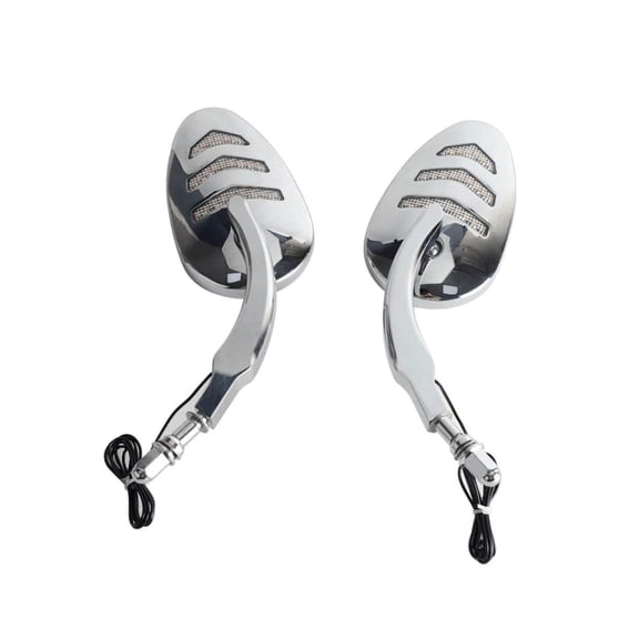 Eagle Lights SIGNALSIGHT LED Mirror with Turn Signals for Harley-Davidson® Softail, Dyna and Touring Models - Pair