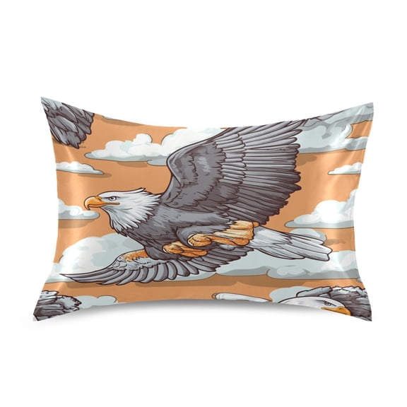 Eagle Luxury Silky Soft Pillowcase Standard Size Wrinkle Resistant Envelope Closure 20x26in