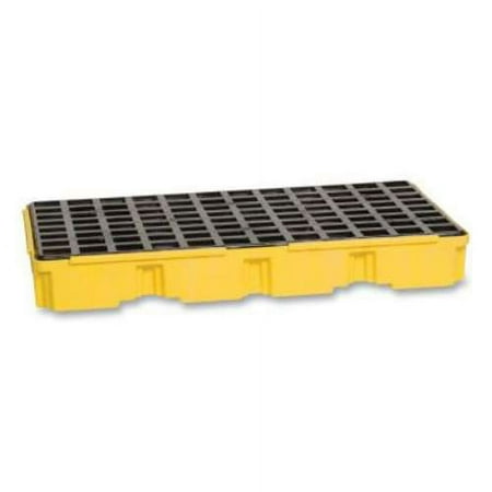 Eagle MFG 2 Drum Modular Platform, Spill Containment Pallets, Yellow
