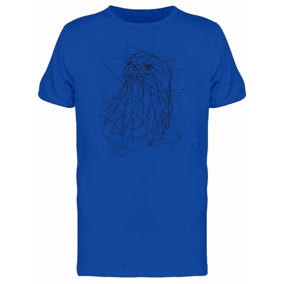 Eagle Made Of Low Poly Art Tee Men's -Image by Shutterstock