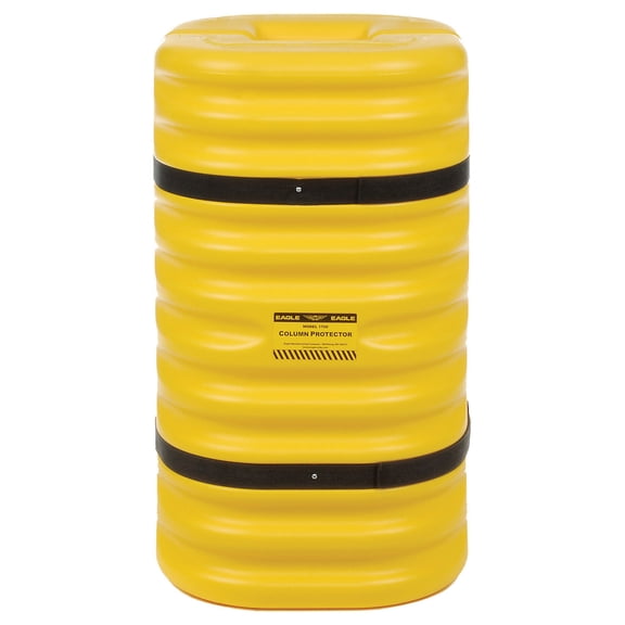 Eagle Manufacturing 1708 Column Protector, 8 in. Column - Yellow