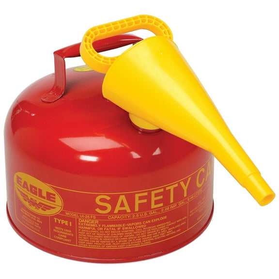 Eagle Mfg Type I Safety Can, Steel, Red UI25FS