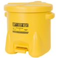 thumbnail image 1 of Eagle Mfg Oily Waste Can,10 Gal.,Poly,Yellow 935FLY, 1 of 2