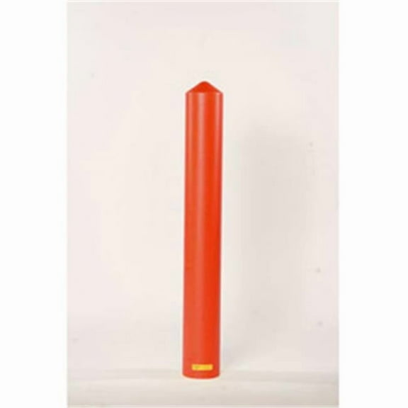 Eagle Manufacturing 1736R Smooth Bollard Post Sleeve - 6 in. Red