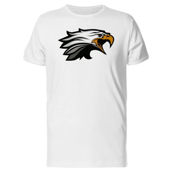 Eagle Mascot Head, Retro T-Shirt Men -Image by Shutterstock, Male Large