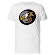 Eagle Mascot, Retro Cartoon T-Shirt Men -Image by Shutterstock, Male Large