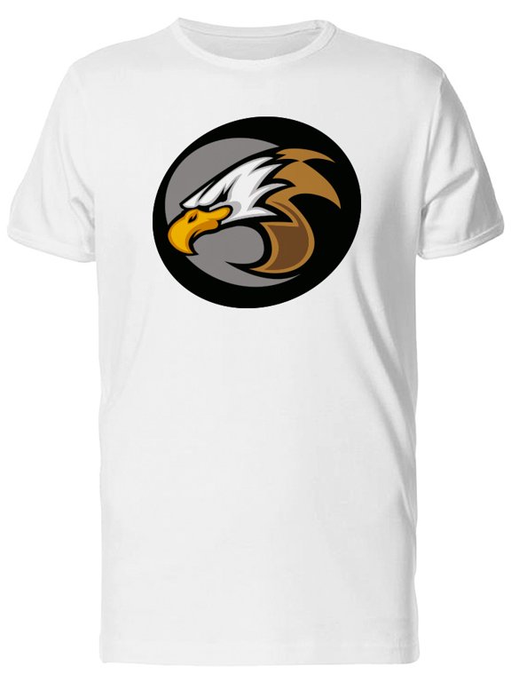 Eagle Mascot, Retro Cartoon T-Shirt Men -Image by Shutterstock, Male Large