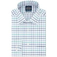 thumbnail image 1 of Eagle Men's Big & Tall Classic/Regular-Fit Non-Iron Flex Collar Check Dress Shirt Blue Size 37-38, 1 of 3