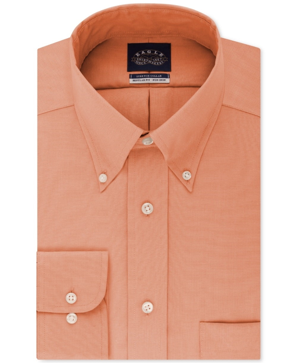 eagle non iron dress shirts Eagle Men's White Non-Iron Dress Shirt, 15 32/33, Cotton