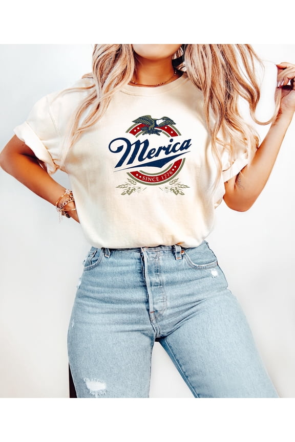 Eagle Merica Shirt, Merica Mullet Eagle Shirt, American Eagle, American Flag, 4Th Of July Shirt, Independence Day Tee, Shirt For 4Th Of July