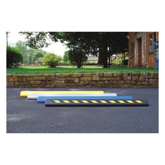 Manufacturer Varies Parking Curb,6 ft x 4" x 8",Black/Yellow 1790BLKX