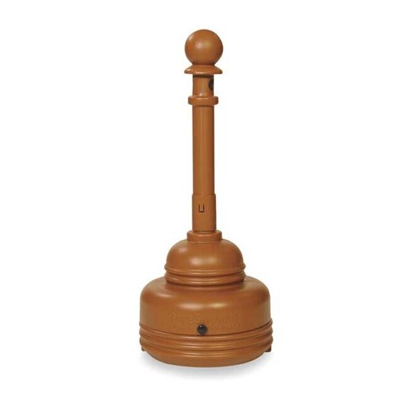 Cigarette Receptacle, Brown, 1.25 gal 1206BROWN