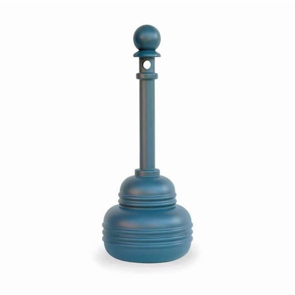 Eagle Mfg Cigarette Receptacle,1-1/4 gal.,Gray 1206GRAY