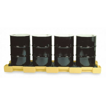 Eagle Mfg Inline Drum Spill Cntnmnt,4 Drum,10k lb. 1647