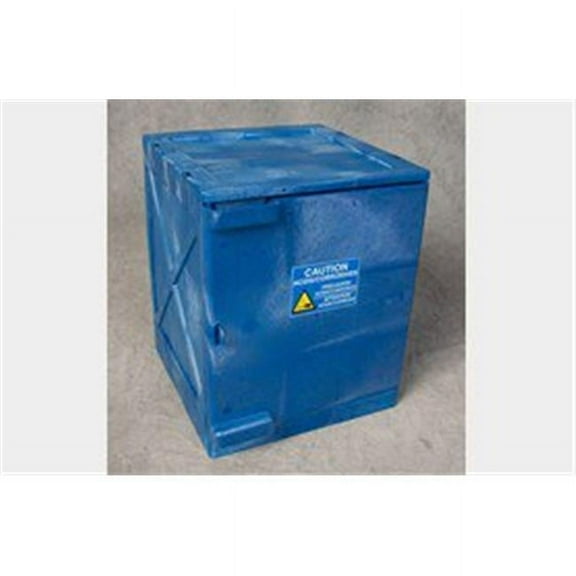 Eagle Mfg Modular Quik-Assembly Poly Cabinet, HDPE, 4 Gallon, Blue - 1 EA (258-M04CRA)