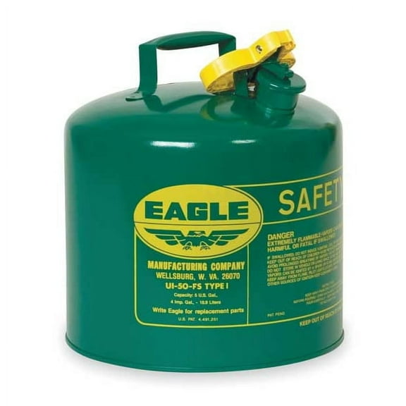 Eagle Mfg Type I Safety Can, Steel, Green UI50SG