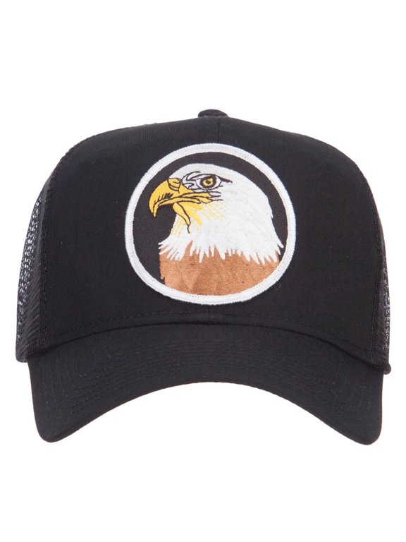Eagle Military Patched Mesh Cap - Black OSFM