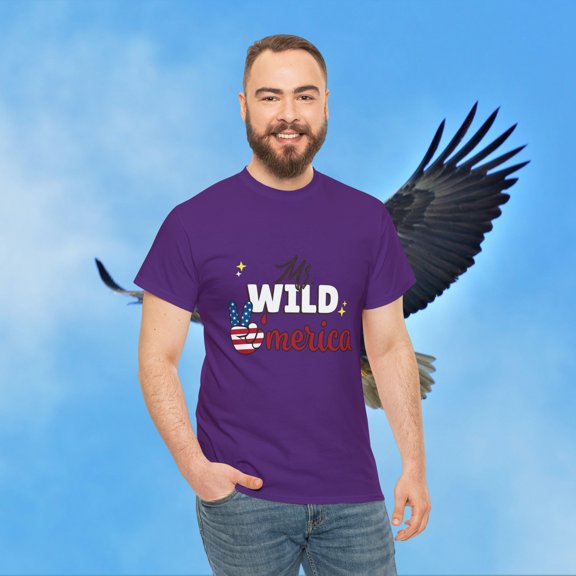 Eagle Mister Wild America Unisex Streetwear Heavy Cotton Tee