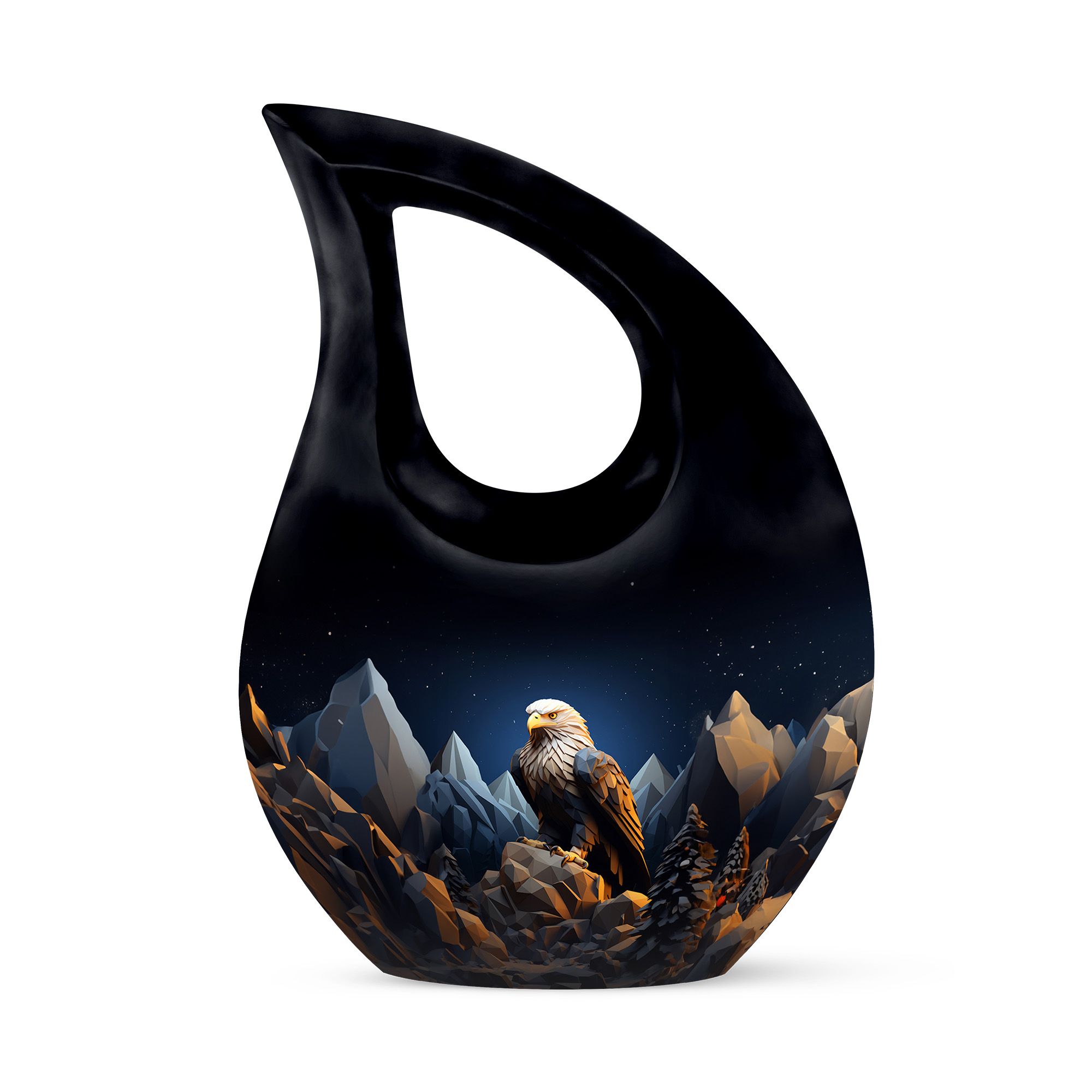 Eagle in Nature Urns for Human Ashes Tiny Cremation Urn Human Ashes