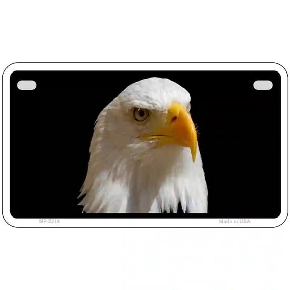 Eagle Novelty Metal License Plate 7" x 4" Motorcycle (MP)
