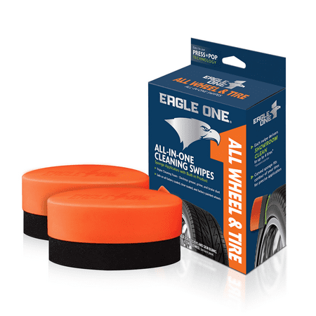 Eagle One All Wheel & Tire All-in-One Single-Use Swipes, 2-pack