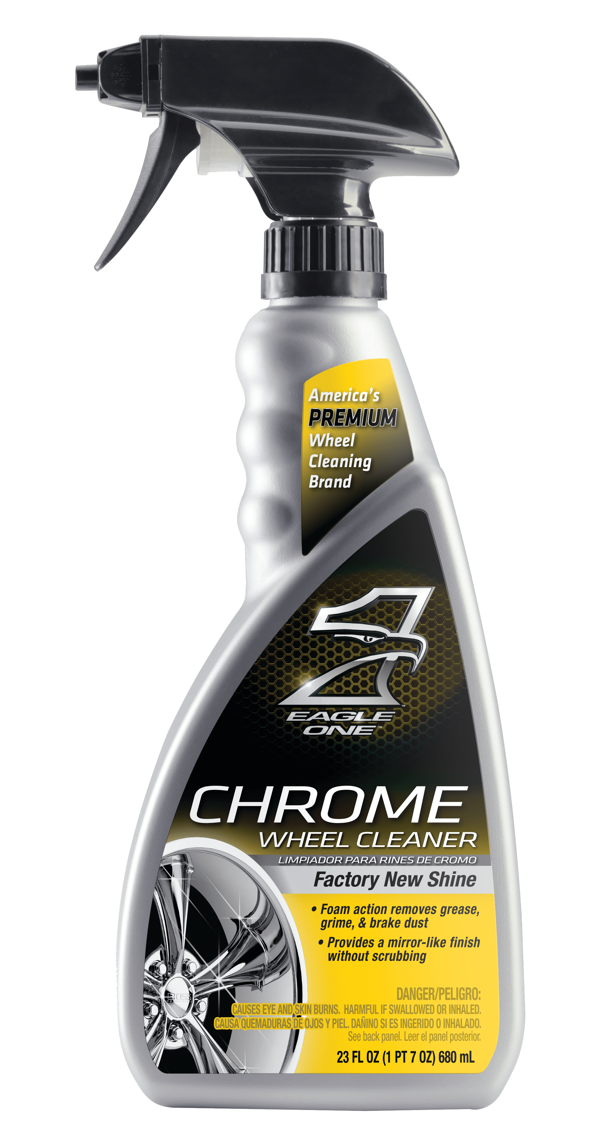 Eagle One Chrome Wheel Triple Cleaning Tire Foam Spray Automotive Cleaners,  23 oz, 1.808 lb