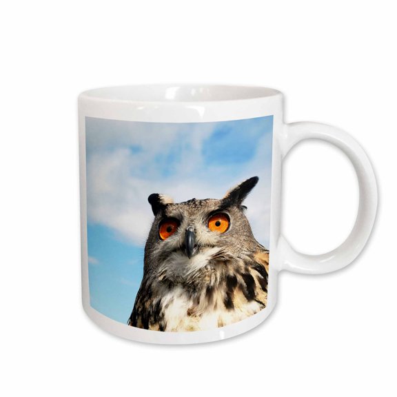 3drose, Eagle Owl (bubo Bubo) in Spain, 11oz Mug