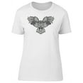 thumbnail image 1 of Eagle Owl Ethnic Art T-Shirt Women -Image by Shutterstock, Female Large, 1 of 2