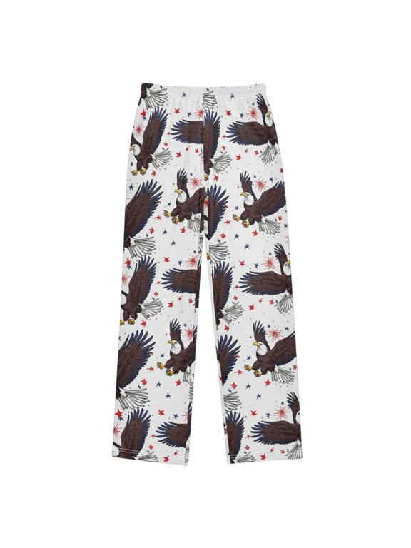 Eagle Pajama Pants Soft and Lightweight Elastic Waistband Pajama Pants