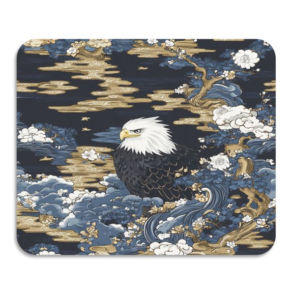 Eagle Pattern Diatomaceous Earth Water Absorbent Mat, Anti-Slip Rubber Backing, 23.6" x 19.7"