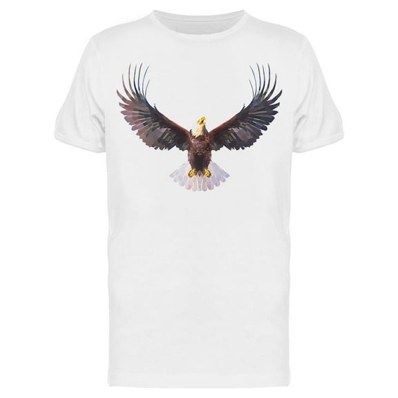 Eagle Polygon Geometric T-Shirt Men -Image by Shutterstock, Male Medium