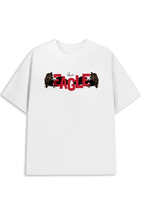 Eagle Pride Tee mens eagle white Regular fit, casual wear for all seasons, ideal for gifts interesting classic Trendy Unisex Shirt Cotton tshirts Basic Unisex Shirt Cotton tshirts