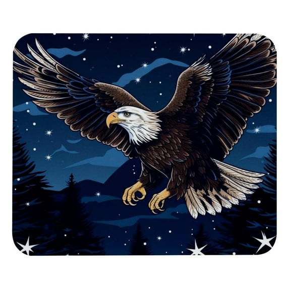 Eagle Printed Desk Mat Mousepad, Non-Slip Rubber Bottom, 8.3x9.8 Inch, Suitable for Office and Gaming