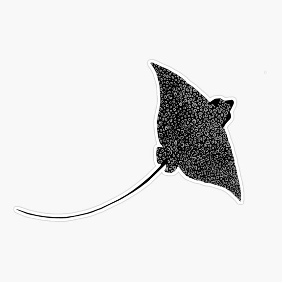 Eagle Ray Ocean Wildlife Design Sticker