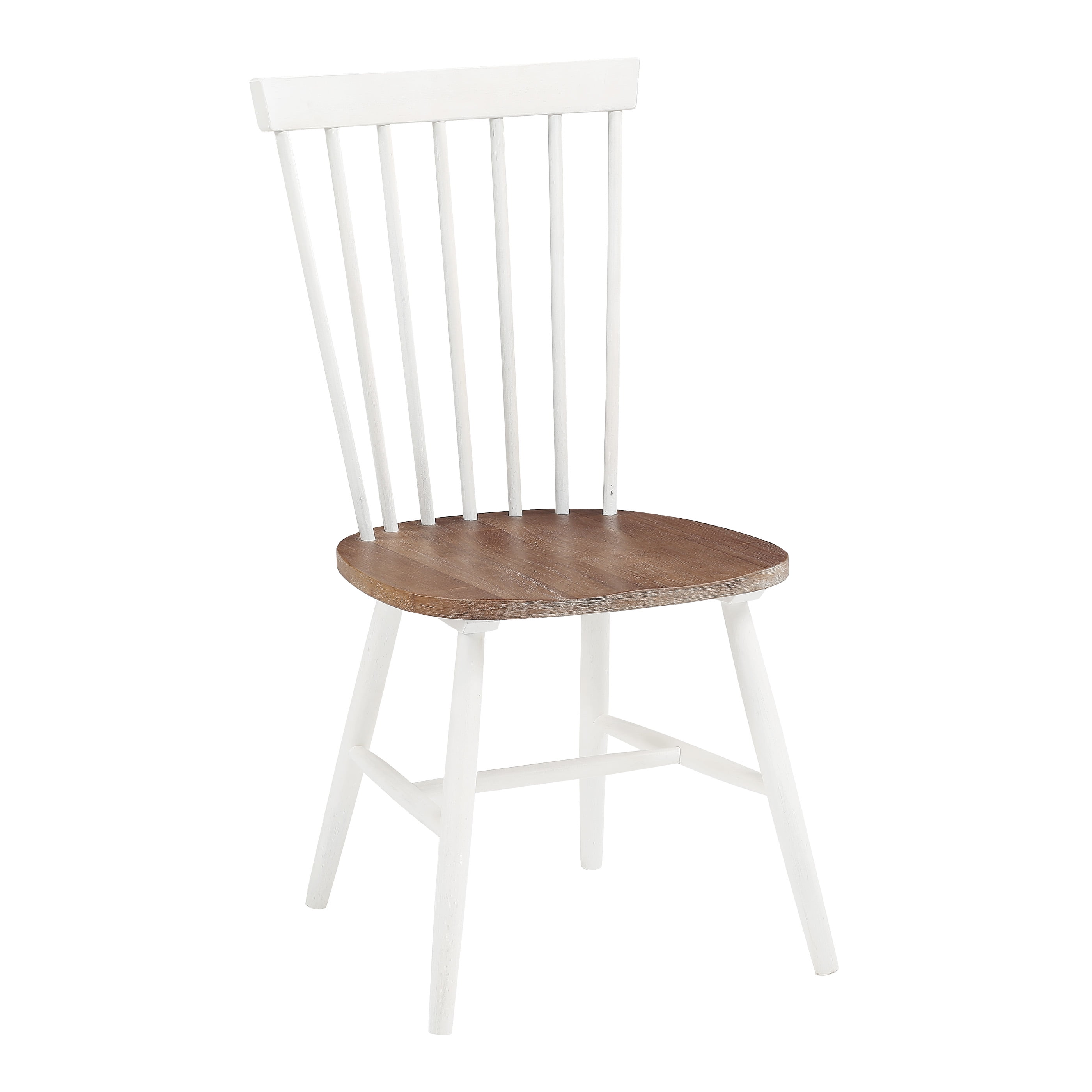 Eagle Ridge Wood Dining Chair with Toffee Brown Seat and Cream Base 2 ...