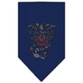 thumbnail image 1 of Eagle Rose Rhinestone Bandana Navy Blue Small, 1 of 1