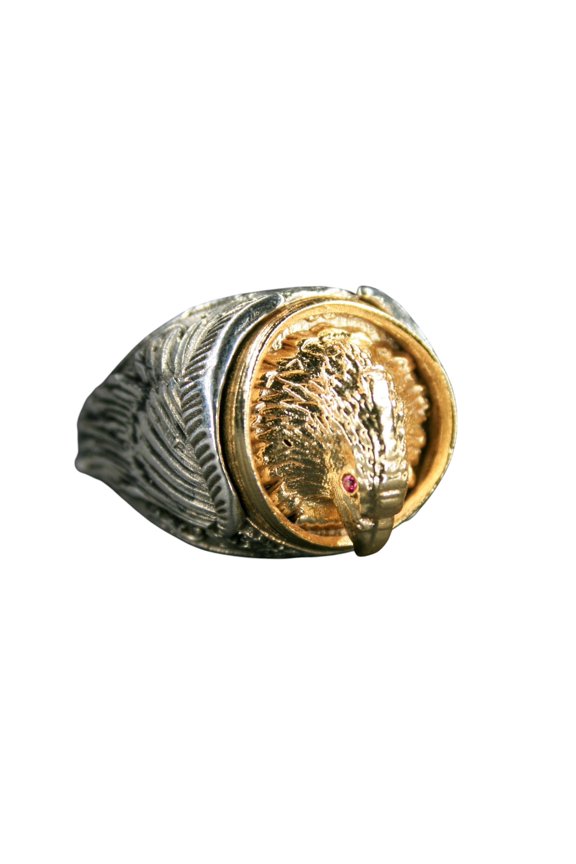Eagle Silver Ring- Silver Jewelry-Gift for Him and Her-925k Turkish Handmade (7)