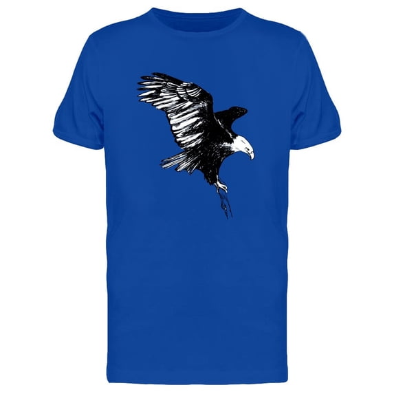 Eagle Sketch Looking For Prey Tee Men's -Image by Shutterstock
