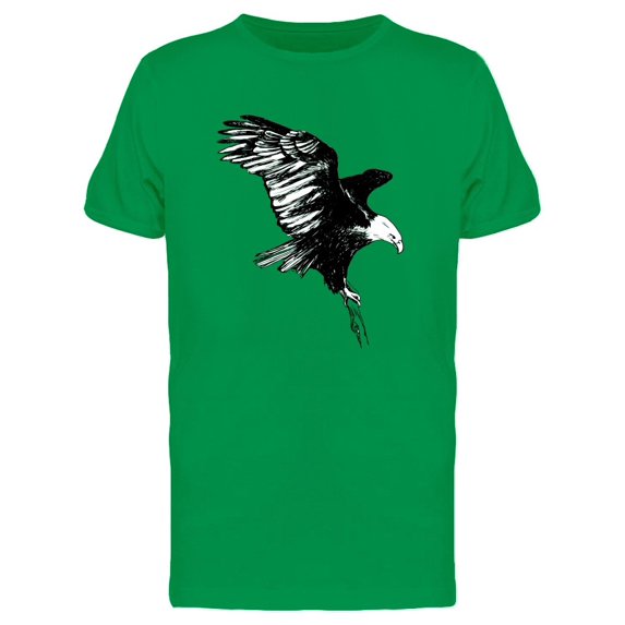 Eagle Sketch Looking For Prey Tee Men's -Image by Shutterstock