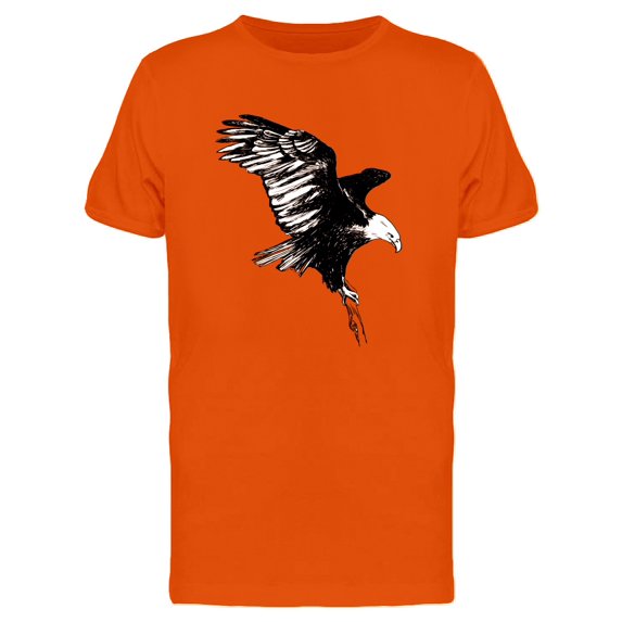 Eagle Sketch Looking For Prey Tee Men's -Image by Shutterstock