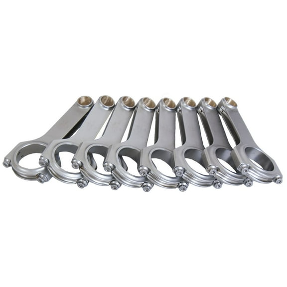 Eagle 6000B3D2000 H-Beam Connecting Rods: Chevrolet small block (set of 8) - ARP 2000 b