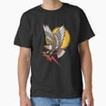 thumbnail image 1 of Eagle Tattoo Style Ink Inspired Winged Creature Classic Graphic Unisex T-Shirt, up to size 5XL, 1 of 2