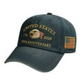 thumbnail image 1 of Eagle –United States 250th Anniversary Hat - Adjustable American Eagle Patriotic Cap for Men and Women (2Pcs, Grey), 1 of 5