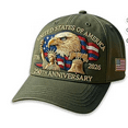 thumbnail image 1 of Eagle – United States 250th Anniversary Hat for Men Women Adjustable Bald Eagle Veterans Patriotic Baseball Cap, 1 of 6