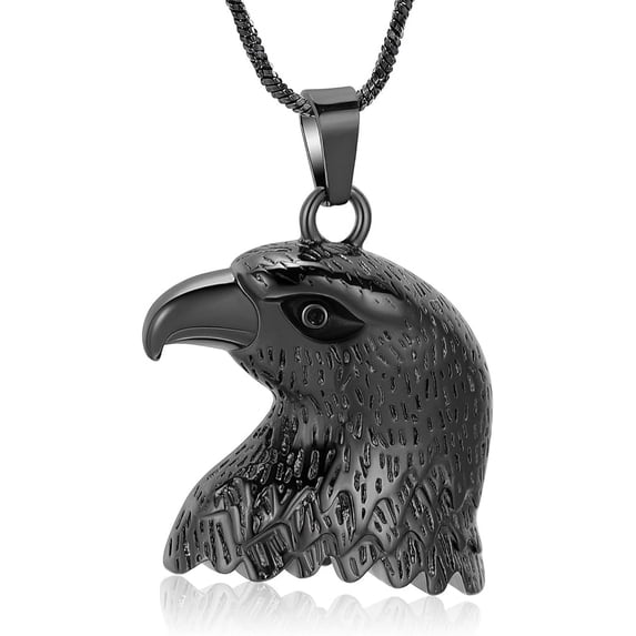 Eagle Urn Cremation Necklaces for Ashes Jewelry Eagle Keepsake Pendant Memorial Necklace Ash Holder
